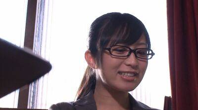 Beautiful horny Japanese secretary fucks her boss and client - Japan on badgirlnextdoor.com