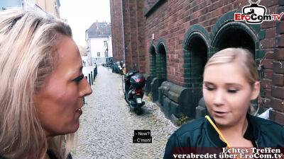 German Milf with big tits picks up a Teen for lesbian sex - Germany on badgirlnextdoor.com