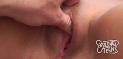 Shaved Cunt Close-up XXX With Brunette Amateur Teen And Shaved Pussy on badgirlnextdoor.com