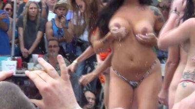 Insane Pussy Flashing Contest with Key West Hoes on badgirlnextdoor.com