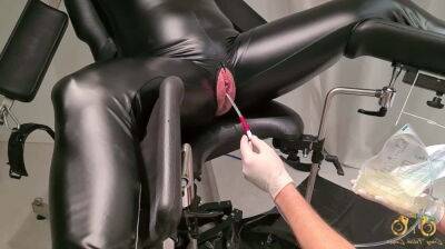 Catheter treatment on the gyno chair - Germany on badgirlnextdoor.com