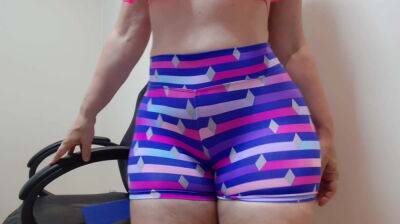 S and showing off gym shorts - Brazil on badgirlnextdoor.com
