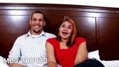 Homemade latin couple fuck for your first porn scene on badgirlnextdoor.com