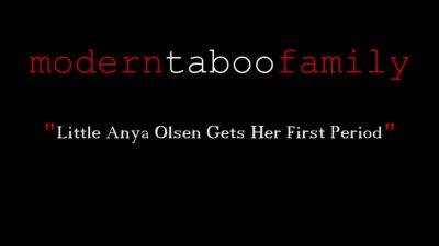 Little anya olsen gets her first period (modern taboo family) on badgirlnextdoor.com