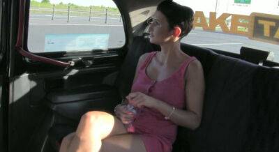 Hot and sexy amateur agrees to give a blowjob for a free taxi ride on badgirlnextdoor.com