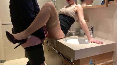 Supervisor uses hot clerk in a restroom - projectsexdiary on badgirlnextdoor.com