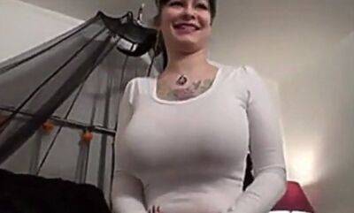 Amatrice tatoued emo show huge bra and boobs on badgirlnextdoor.com