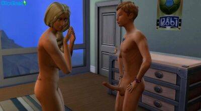 The Stepmother and her Nineteen Year old Stepson Played with each other for a while (Sims 4 Version) on badgirlnextdoor.com