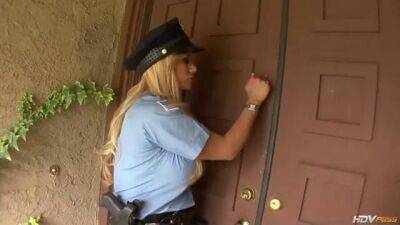 Amazing, blonde cop with big boobs obviously has deep throat and likes to fuck criminals on badgirlnextdoor.com