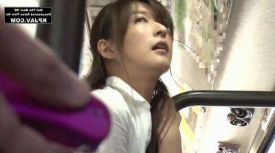 Hot Japanese Babe On The Bus - Blowjob - Japan on badgirlnextdoor.com