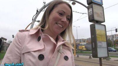 Cute Blond Hair Girl Opens Legs For Free Transit 1 - Public Agent - Czech Republic on badgirlnextdoor.com