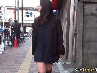 Japanese teen flashing her panties - Japan on badgirlnextdoor.com
