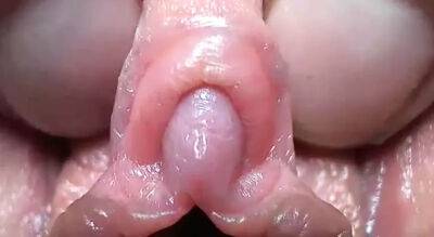 Close up clit milky squirt on badgirlnextdoor.com