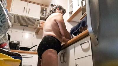 My husband likes to see me wash dishes in my underwear on badgirlnextdoor.com