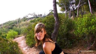 Whenever the woodsman sees a naked chick in the forest he on badgirlnextdoor.com