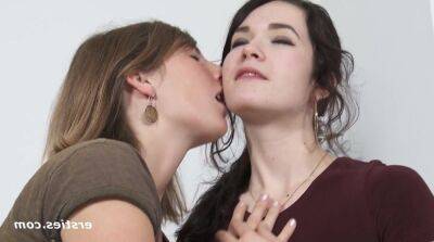 Unholy whores Lucy and Nora lesbian incredible sex scene on badgirlnextdoor.com