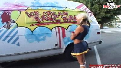 Petite blonde cheerleader teen picked up for sex in a car - Usa on badgirlnextdoor.com