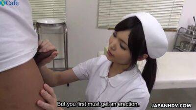 Jap nurse treats patient's tiny dick to blowjob at hospital - Japan on badgirlnextdoor.com