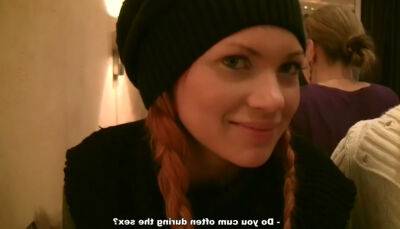 Flirty redhead with pigtails is ready to show her private parts - Russia on badgirlnextdoor.com