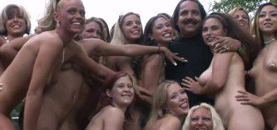 Ron Jeremy And A Bunch Of Girls on badgirlnextdoor.com